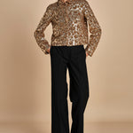 giacca corta in paillettes L0245265 M301 n21 