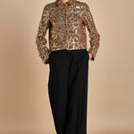 giacca corta in paillettes L0245265 M301 n21 