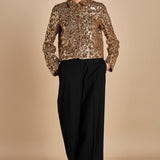 giacca corta in paillettes L0245265 M301 n21 