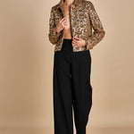 giacca corta in paillettes L0245265 M301 n21 