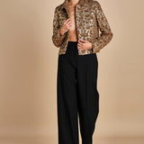 giacca corta in paillettes L0245265 M301 n21 
