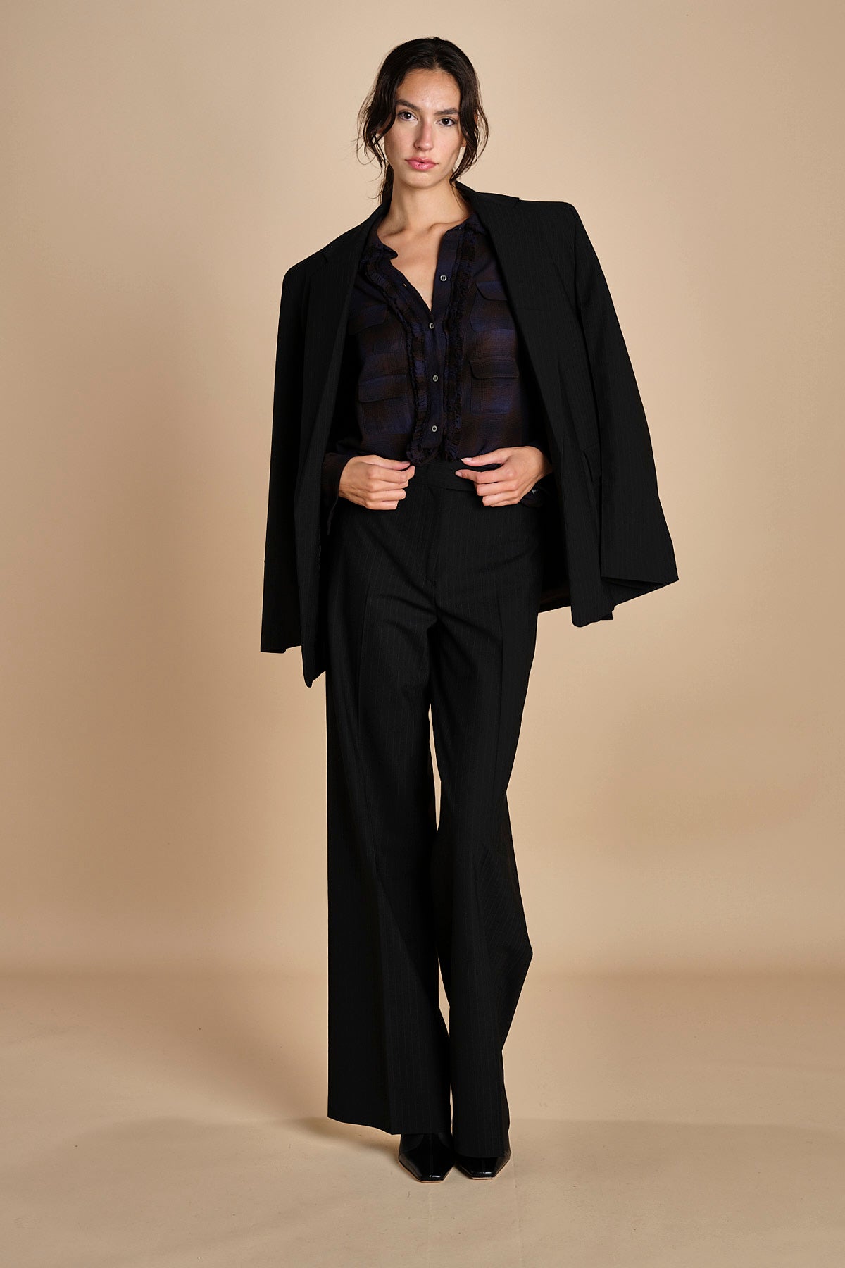 blazer over gessato L0625248 R911 n21 