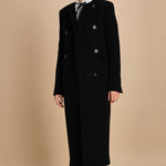 cappotto lungo doppiopetto N0214602 9000 n21 