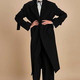 tremch gessato in gabardine N0425248 R911 n21 