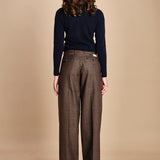 pantalone lungo chiuso fondo. NANCY NAN18 CHECK nine in the morning 