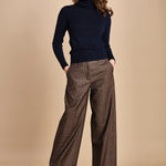 pantalone lungo chiuso fondo. NANCY NAN18 CHECK nine in the morning 