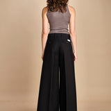 pantalone con nervature. ORIANNA ORN01 NERO nine in the morning 