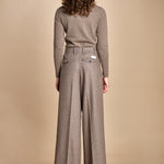 pantalone due pinces lana e seta. PETRA PE81 RES MA nine in the morning 