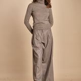 pantalone due pinces lana e seta. PETRA PE81 RES MA nine in the morning 