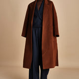 pantalone con pinces GRACE F25-040 013 MIDNIGHT BLU oscar 