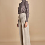 pantalone con pinces GRACE F25-040 092 DRIFWOOD oscar 