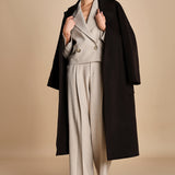 pantalone con pinces GRACE F25-040 092 DRIFWOOD oscar 