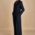 giacca cropped MASE F25-043 013 MIDNIGHT BLUE oscar 