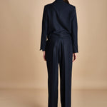 giacca cropped MASE F25-043 013 MIDNIGHT BLUE oscar 