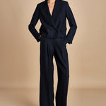 giacca cropped MASE F25-043 013 MIDNIGHT BLUE oscar 