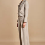 giacca cropped MASE F25-043 092 DRIFWOOD oscar 