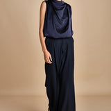 top senza manica con drappeggio TUX F25-141 292 MIDNIGHT oscar 