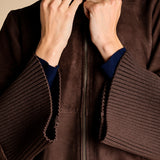 giubbino in camoscio NATE F25-173 030 CHOCOLATE oscar 