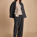 camicia con nodo LS FRONT 21741LCE KHAKI KH250 phillip lim 
