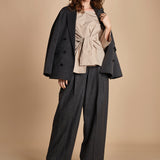 camicia con nodo LS FRONT 21741LCE KHAKI KH250 phillip lim 