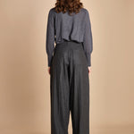 pantalone in flanella con pinces FLANNEL TAILORING 5101FLT CHACROLAT CH023 phillip lim 