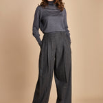 pantalone in flanella con pinces FLANNEL TAILORING 5101FLT CHACROLAT CH023 phillip lim 