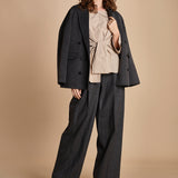 pantalone in flanella con pinces FLANNEL TAILORING 5101FLT CHACROLAT CH023 phillip lim 