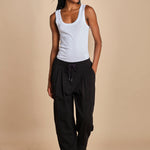 pantalone in felpa con pinces CURVED WIDE LEG 51321UFT MI401 phillip lim 