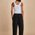pantalone in felpa con pinces CURVED WIDE LEG 51321UFT MI401 phillip lim 