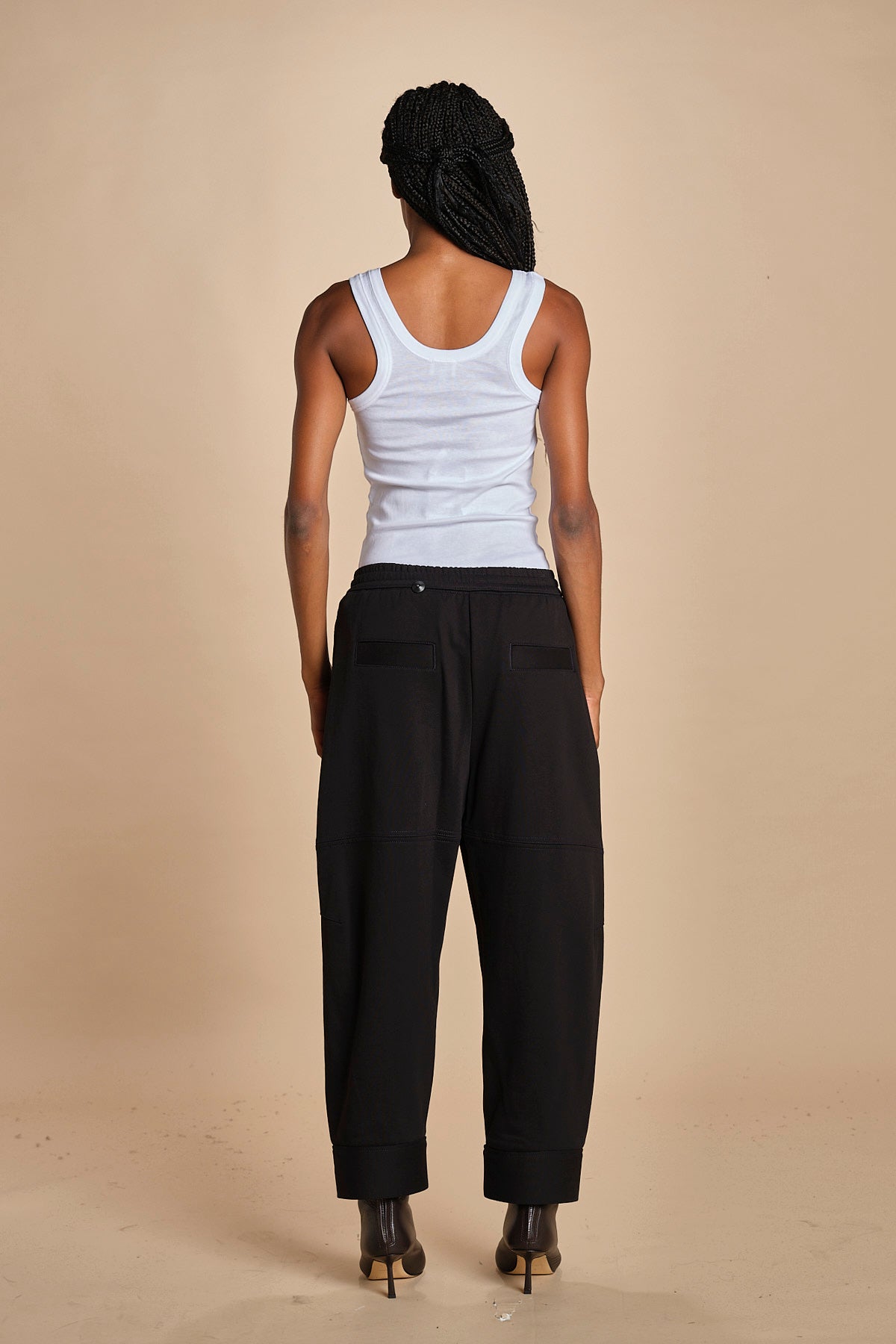 pantalone in felpa con pinces CURVED WIDE LEG 51321UFT MI401 phillip lim 