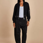 pantalone in felpa con pinces CURVED WIDE LEG 51321UFT MI401 phillip lim 