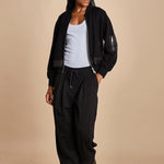 pantalone in felpa con pinces CURVED WIDE LEG 51321UFT MI401 phillip lim 