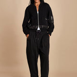 pantalone in felpa con pinces CURVED WIDE LEG 51321UFT MI401 phillip lim 