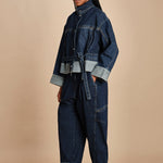 giubbotto over in denim BOXY JACKET 60877LID DA402 DARK INDIGO phillip lim 