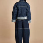 giubbotto over in denim BOXY JACKET 60877LID DA402 DARK INDIGO phillip lim 