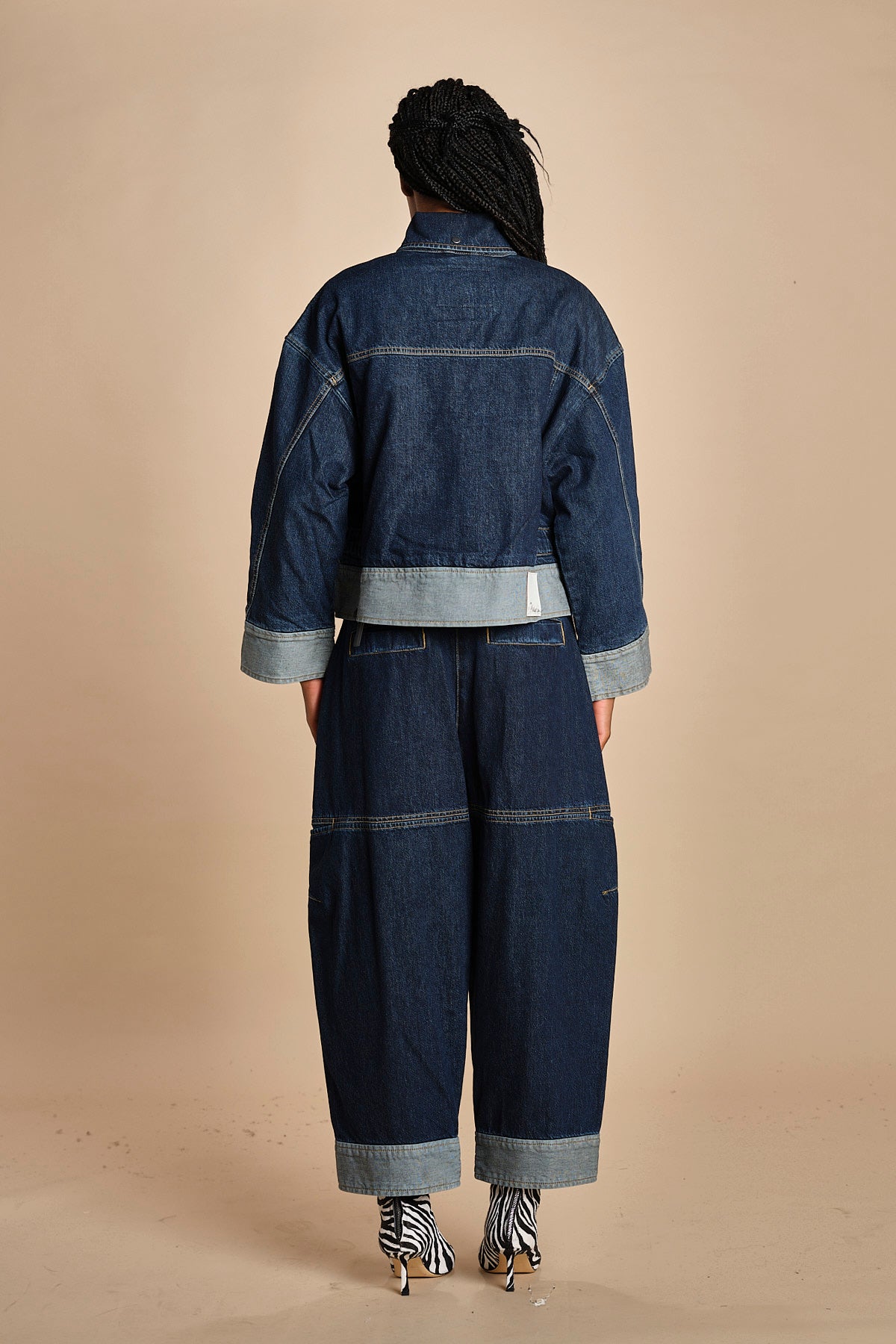 giubbotto over in denim BOXY JACKET 60877LID DA402 DARK INDIGO phillip lim 