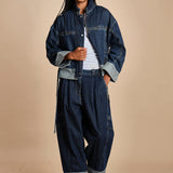 giubbotto over in denim BOXY JACKET 60877LID DA402 DARK INDIGO phillip lim 
