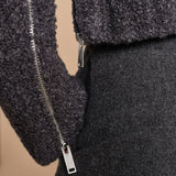 maglia bouclé LS CREWNECK  70481TFB CARCOLAT MELANGE CH035 phillip lim 