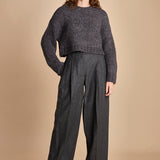 maglia bouclé LS CREWNECK  70481TFB CARCOLAT MELANGE CH035 phillip lim 