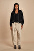 pantalone in felpa con pinces