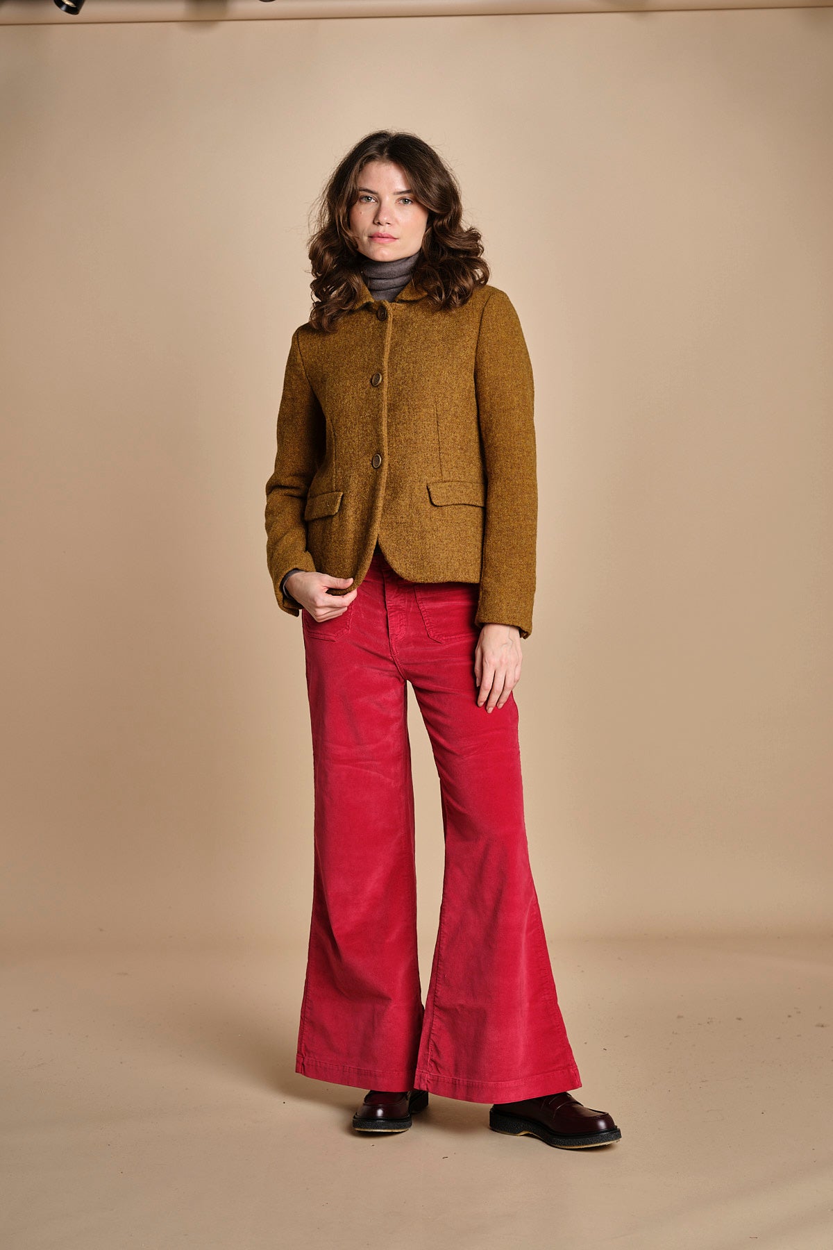 73% COTONE 25%TENCEL 2% ELASTAN CARLA XV01 091 CILIEGIA ps don't forget me 