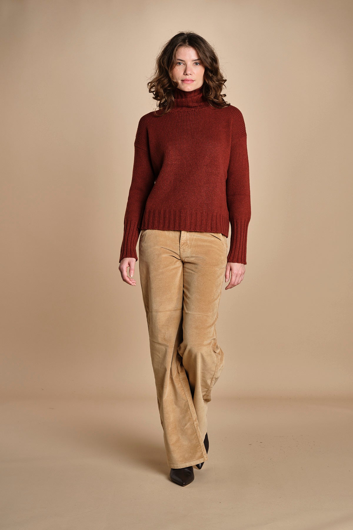 73% COTONE 25% TENCEL 2% ELASTAN LILY XV01 168 CAMEL ps don't forget me 