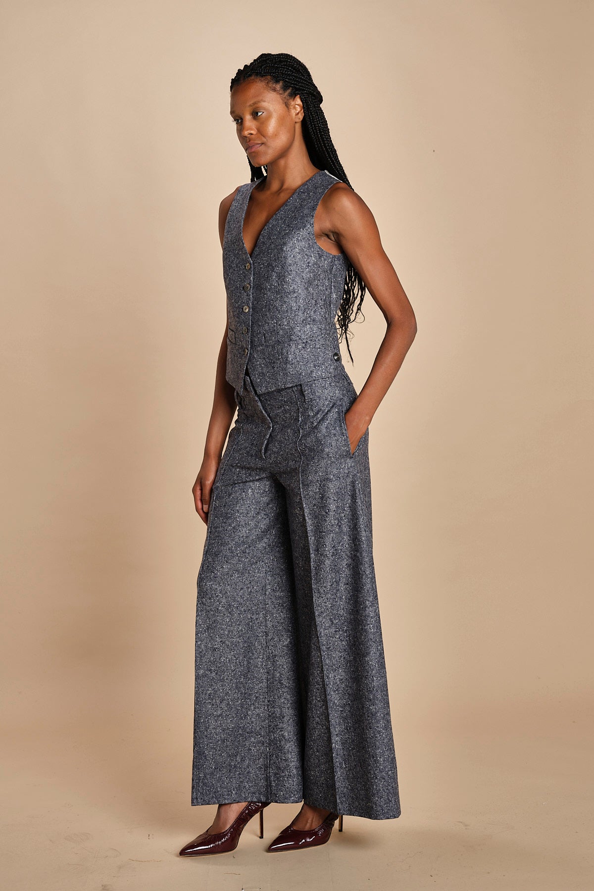 gilet occhio di pernice BETTY 33099932 15 quelledue 