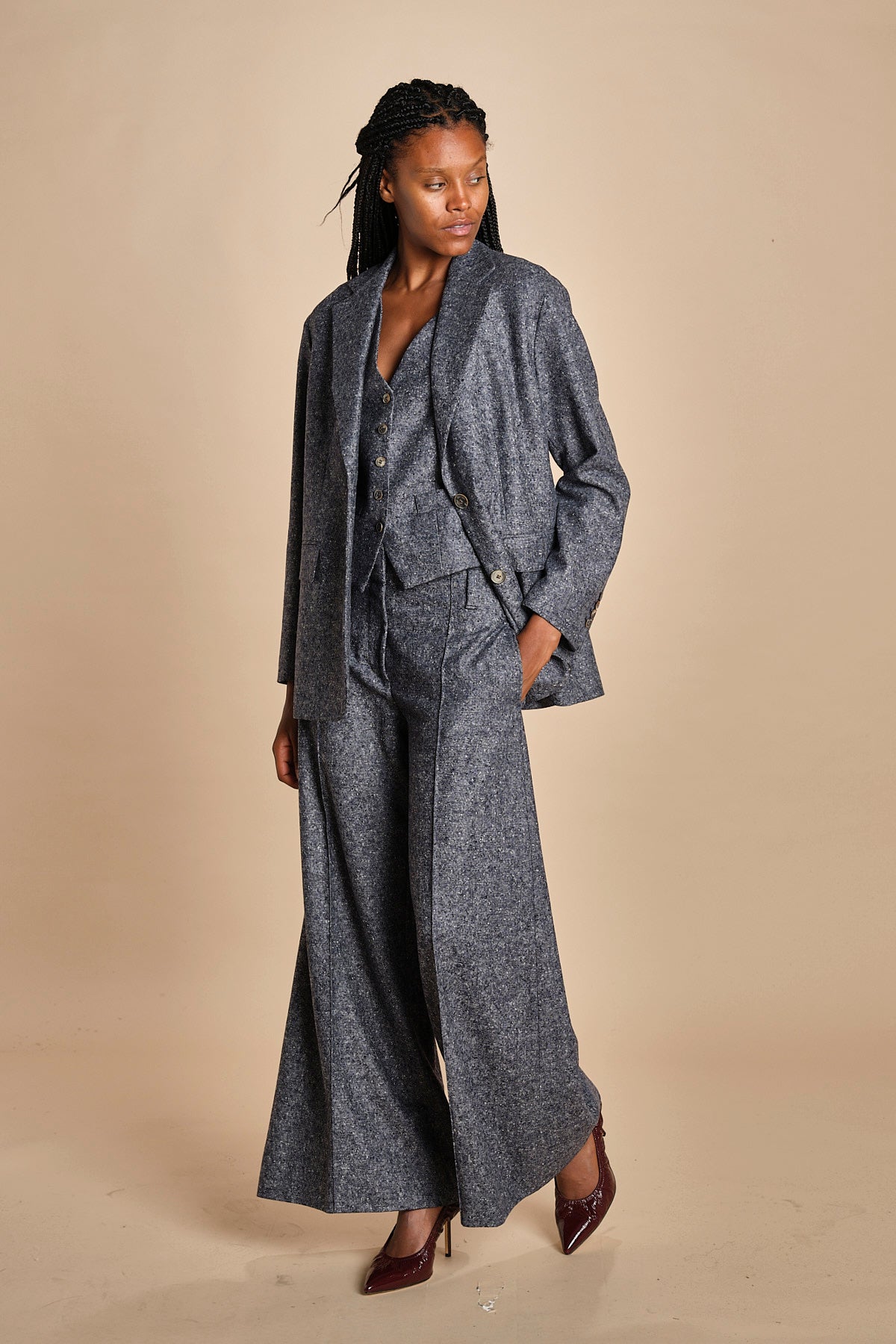 gilet occhio di pernice BETTY 33099932 15 quelledue 