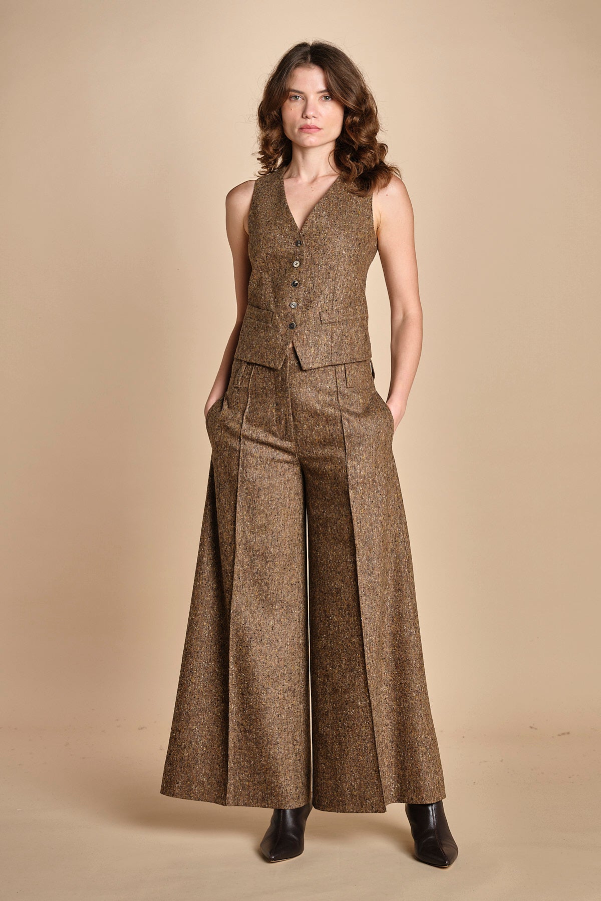 gilet occhio di pernice BETTY 33099932 19 quelledue 