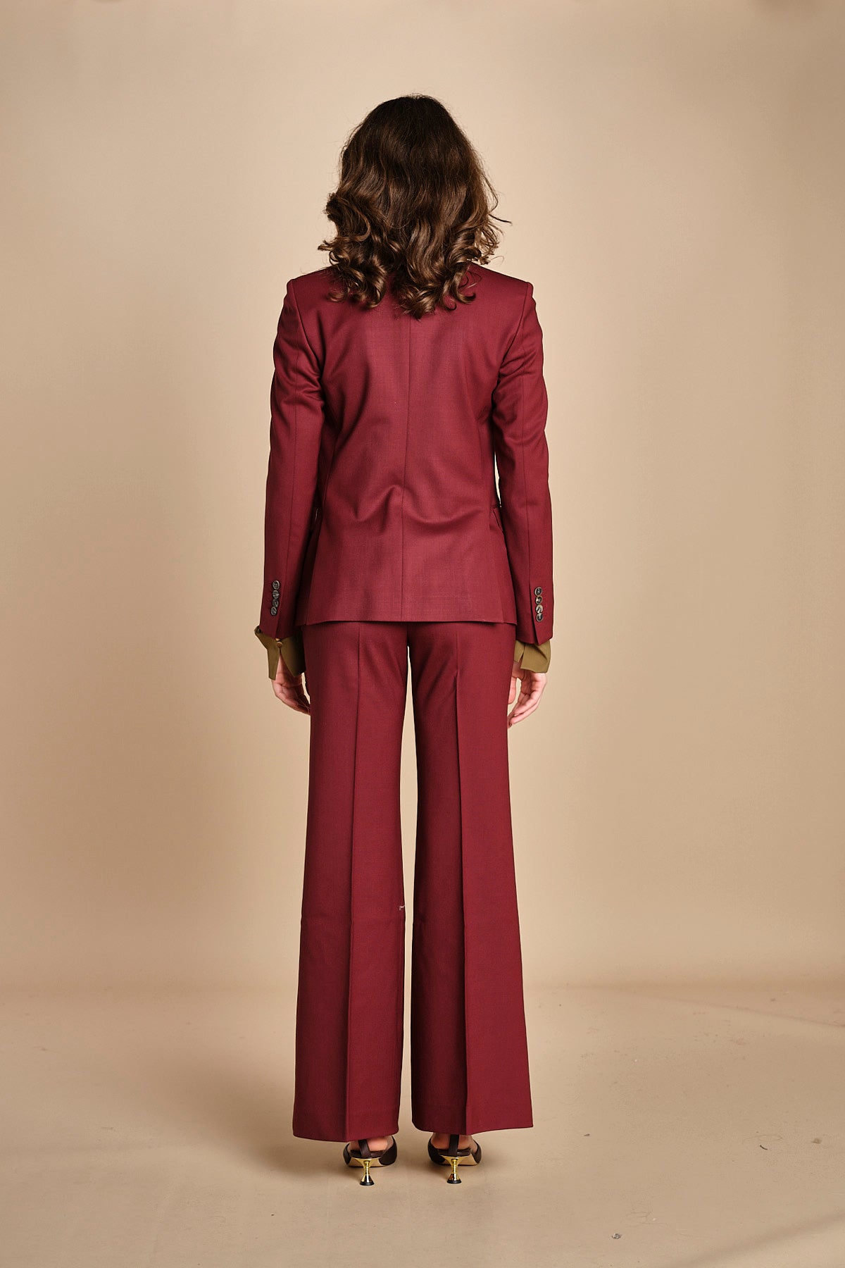 giacca slim doppiopetto in gabardina BICE 33035339 164 quelledue 