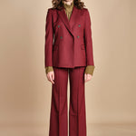 giacca slim doppiopetto in gabardina BICE 33035339 164 quelledue 