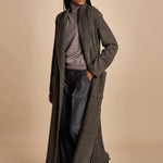 pantalone con pinces in flanella MAFALDA T 357194 50 quelledue 