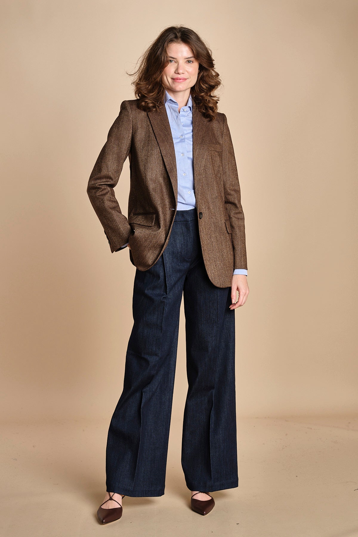 denim con pinces MAFALdA T 357170 15 quelledue 