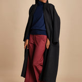 pantalone cropped con risvolto in gabardina MELODIA 652339 164 quelledue 